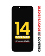 OLED Assembly for iPhone 14 (Aftermarket Soft / GQ8) (IC Transfer Eligible)