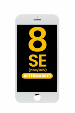 LCD Assembly with Steel Plate for iPhone 8 / SE (2020 / 2022) (White) (Aftermarket / GQ6)