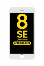 LCD Assembly with Steel Plate for iPhone 8 / SE (2020 / 2022) (Black) (Aftermarket / GQ6)